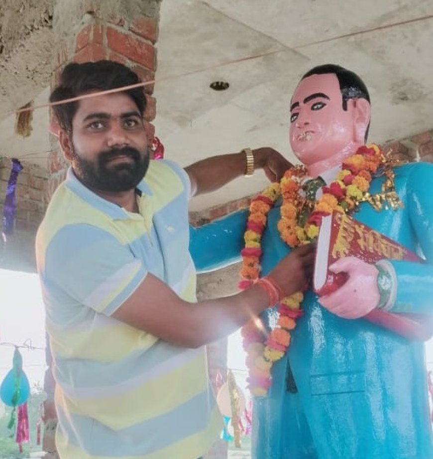 हरदोई: डॉ. भीमराव अंबेडकर भारतीय संविधान के जनक- प्रधान धीरेंद्र