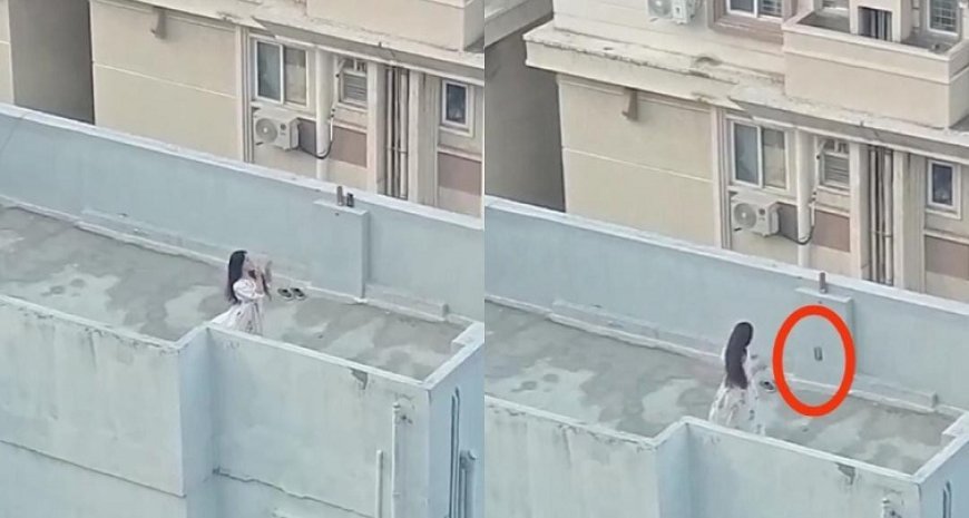 Viral News: लड़की डांस करके छत पर बना रही थी वीडियो, लेकिन आखिर में हुआ कुछ ऐसा नहीं रुकेगी आपकी हंसी। 