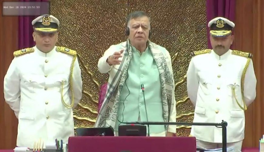 विधानसभा सत्र न्यूज़ अपडेट: सपा विधायक को संसद से बाहर निकाला, स्पीकर सतीश महाना ने पूरे सत्र के लिए निष्कासित किया। 