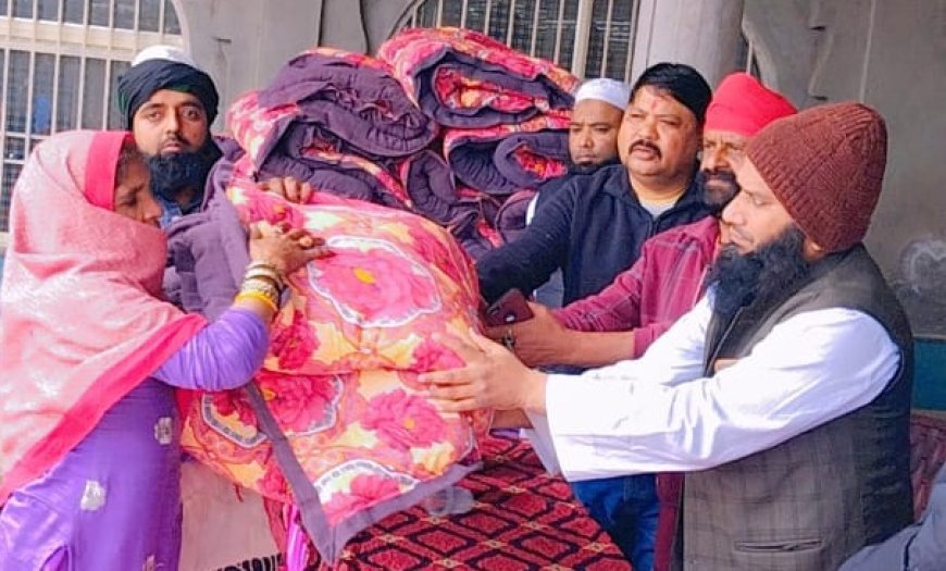 Uttarakhand News: मदरसे में सबधर्म समाज के 200 लोगों को रजाइयां वितरण की- अनिल सेन