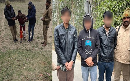 Hardoi crime News: नववर्ष पर हरदोई पुलिस ने मुठभेड़ से अपराध पर लगाम लगाने का शुरू किया अभियान।