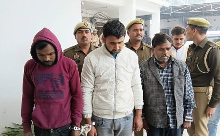 Sambhal News: हत्या का खुलासा- बदमाशों ने छठे प्रयास में की थी वकील की हत्या, तीन गिरफ्तार। 