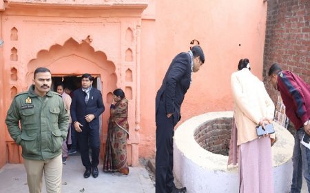 Sambhal News: डीएम प्रतिदिन कर रहे तीर्थो का निरीक्षण, 87 तीर्थो का होगा सौंदर्यकरण। 