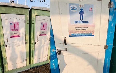 Maha Kumbh 2025: महाकुम्भ 2025 में नमामि गंगे मिशन ने गढ़ी स्वच्छता की नई परिभाषा, मेला परिसर में 16,100 प्रीफैब्रिकेटेड स्टील टॉयलेट्स की स्थापना।