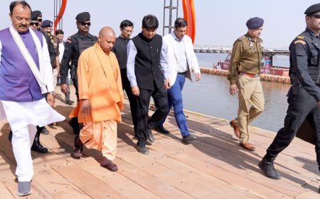 महाकुंभ के पहले स्नान पर्व से ठीक पहले मुख्यमंत्री योगी ने किया व्यवस्थाओं का निरीक्षण, पौष पूर्णिमा से पहले प्रयागराज में दो चलेगा दो दिनी विशेष स्वच्छता अभियान