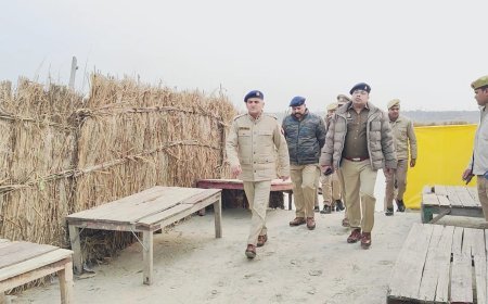 हरदोई: एसपी ने राजघाट का निरीक्षण किया, सुरक्षा के लिए मातहतों को खास निर्देश दिए