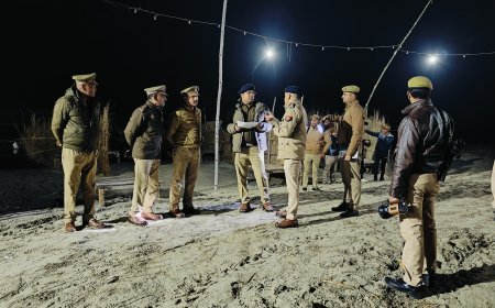 Hardoi News: मकर संक्रांति से पूर्व एसपी ने राजघाट का गहन निरीक्षण कर निर्देश दिए