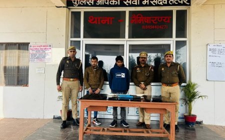 Sitapur News: विद्युत पोल से तार काटने वाले दो अभियुक्त पुलिस ने दबोचा। 