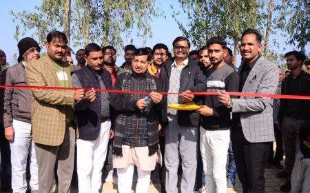 Hardoi News: शूरवीर महाराणा प्रताप स्टेडियम व पार्क का हुआ उद्घाटन