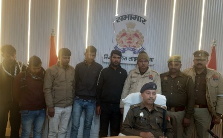Ballia News: 5 हेरोइन तस्कर गिरफ्तार, कब्जे से 40 लाख की हेरोइन के साथ 01 स्कार्पियो बरामद