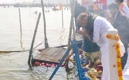 Maha Kumbh 2025: Visit Mahakumbh to experience the essence of Indianness: Defense Minister Rajnath Singh