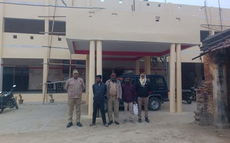 Ballia News: पुलिस ने दुष्कर्म के दो अभियुक्तों को किया गिरफ्तार। 