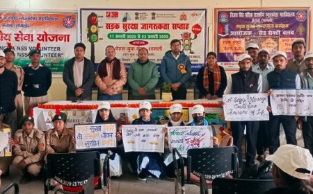 Shamli News: सड़क सुरक्षा जागरूकता सप्ताह:कार्यशाला आयोजित कर किया जागरूक