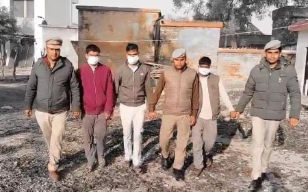 Hardoi News: ट्रैक्टर ट्राली चोरी घटनाओं का खुलासा कर पुलिस 3 चोरों को पकड़ा