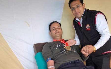 Shamli News: 115 रक्तवीरों ने शिविर में स्वैच्छा से किया रक्तदान