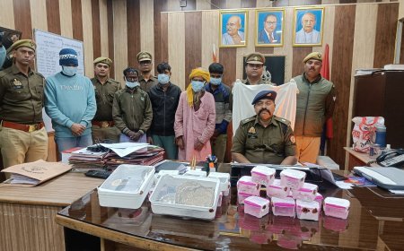 Hardoi News: दुकानों की रेकी कर बड़ी चोरी करने वाले गिरोह का भंडाफोड़, पुलिस ने 5 को पकड़ा