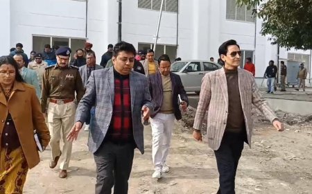 Uttrakhand News: मंडलायुक्त दीपक रावत IG डॉक्टर योगेंद्र सिंह रावत व DM नितिन सिंह भदोरिया ने 38वे राष्ट्रीय खेलों के आयोजन की तैयारी का स्थलीय निरीक्षण किया