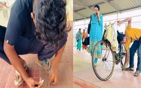 Viral News: युवक ने सभी को बनाया बेवकूफ, रेलवे के पैदल पुल पर चिपकाया 10 का सिक्का।