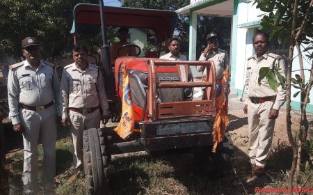 Baitul News: अवैध रेत उत्खनन पर वन विभाग की दो बड़ी कार्यवाहियों में ट्रैक्टर और रेत जप्त