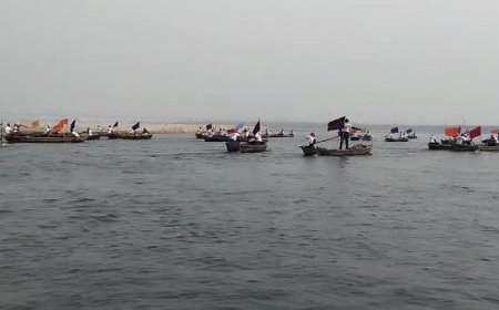 Ballia News: नौकायन में दस नाविकों ने मारी बाजी, विधायक खेल कुंभ के तहत आयोजित हुई प्रतियोगिताएं