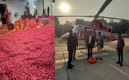 Maha kumbh 2025: 10 करोड़ श्रद्धालुओं पर 25 क्विंटल गुलाब की पंखुड़ियों से होगी पुष्प वर्षा, मौनी अमावस्या के अमृत स्नान पर्व पर योगी सरकार श्रद्धालुओं पर कराएगी पुष्प वर्षा 