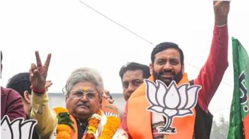 Delhi Election: दिल्ली चुनाव में नायब सिंह की हुई एंट्री, बीजेपी उम्मीदवार के लिए मांगे वोट।