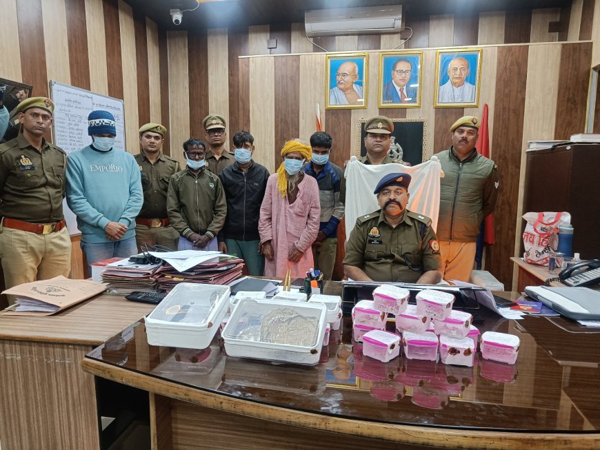 Hardoi News: दुकानों की रेकी कर बड़ी चोरी करने वाले गिरोह का भंडाफोड़, पुलिस ने 5 को पकड़ा