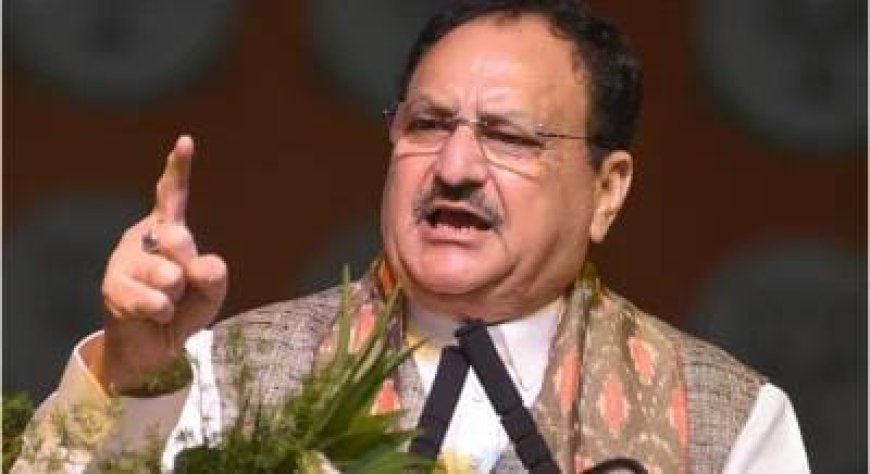 Political News: जेपी नड्डा ने जनसभा को किया संबोधित, बोले- केजरीवाल ने मुसलमानों तक को नहीं छोड़ा।