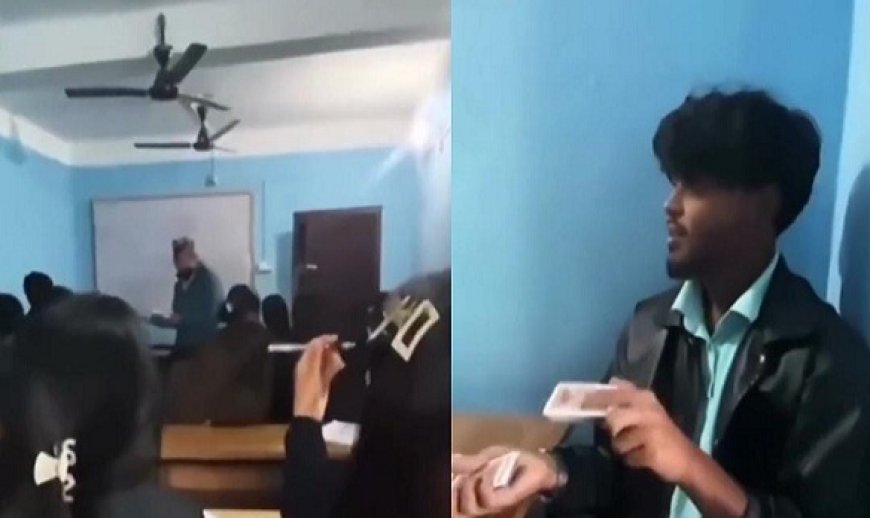 Viral News: छात्र ने क्लास रूम में की ऐसी हरकत, वीडियो देख लोगों के उड़ गए होश।