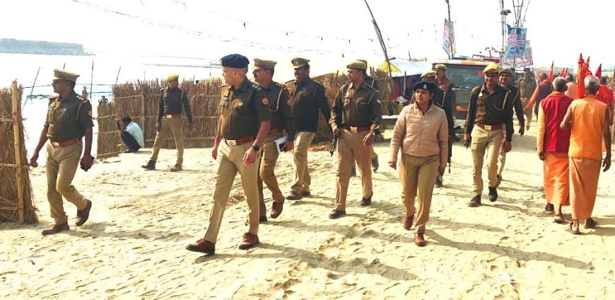 Hardoi News: मौनी अमावस्या पर गंगा स्नान को लेकर एसपी ने स्थलीय निरीक्षण किया, सुरक्षा व्यवस्था को तैनात रहा पुलिस बल