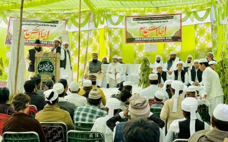 Deoband News: वार्षिक कार्यक्रमों में मदरसा छात्रों की हुई दस्तारबंदी, मदरसा तालीमुल इस्लाम में हुआ वार्षिक कार्यक्रम। 