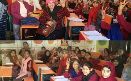 Shamli News: सरकारी स्कूलों मे नगर पंचायत द्वारा थ्री सीटर 321 बेंच सेट की व्यवस्था की गई