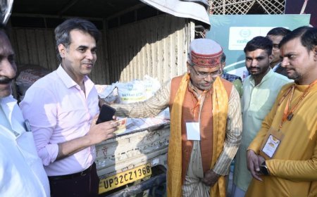 Maha Kumbh 2025: नेफेड के माध्यम से अब तक 1000 मीट्रिक टन से अधिक राशन संतों, कल्पवासियों को किया गया वितरित