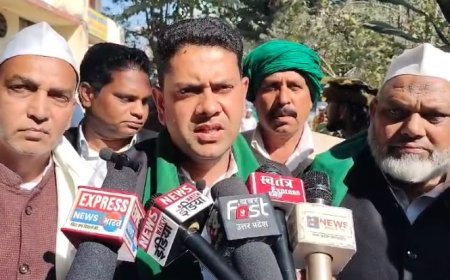 Saharanpur News: RTO कार्यालय पर गरजे भाकियू तोमर के किसान