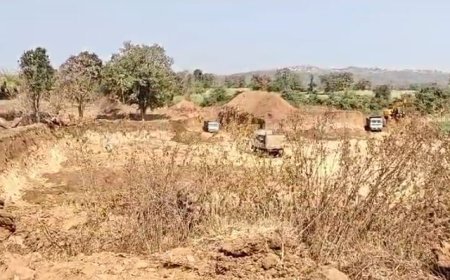 Baitul News: ठेकेदार बेधड़क निकाल रहा किसानों को गुमराह करके जिले से मुरम, अधिकारी कार्यवाही की जगह दे रहे अनुमति का हवाला