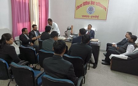 Hardoi News: 08 मार्च 2025 की राष्ट्रीय लोक अदालत को सफल बनाने हेतु न्यायिक अधिकारियों की हुई बैठक। 