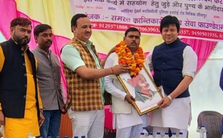 Hardoi News: क्रांतिकारी गरीब सेवा फाउंडेशन संस्थान ने मनाया पांचवा स्थापना दिवस। 