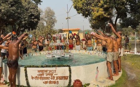 Maha Kumbh 2025: त्रिवेणी के अमृत जल से स्नान कर पुण्य के भागीदार बने प्रदेश की जेलों में बंद कैदी। 