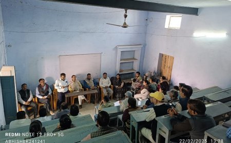 Hardoi News: बोर्ड परीक्षा के सफल आयोजन सम्पन्न कराने हेतु विभिन्न परीक्षा केंद्रों पर हुई बैठकें। 