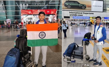 Hardoi News: शिखर की ओर बढ़ते कदम- अंतर्राष्ट्रीय पर्वतारोही अभिनीत मौर्य नैरोबी के लिए हुए रवाना ।