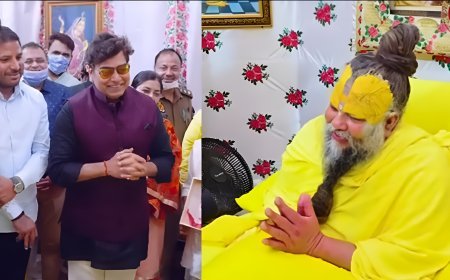 संत प्रेमानंद के दर्शन को पहुंचे एक्टर आशुतोष राणा, भेंट कर आशीर्वाद लिया, शिव तांडव स्तोत्र सुनाया