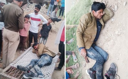 Hardoi News: तेज रफ्तार का कहर- ट्रक ने बाइक में मारी टक्कर, युवक की हालत गंभीर। 