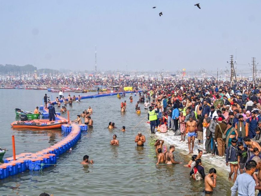 Maha Kumbh 2025 : प्रतिदिन औसतन 1.44 करोड़ श्रद्धालुओं ने लगाई संगम में डुबकी