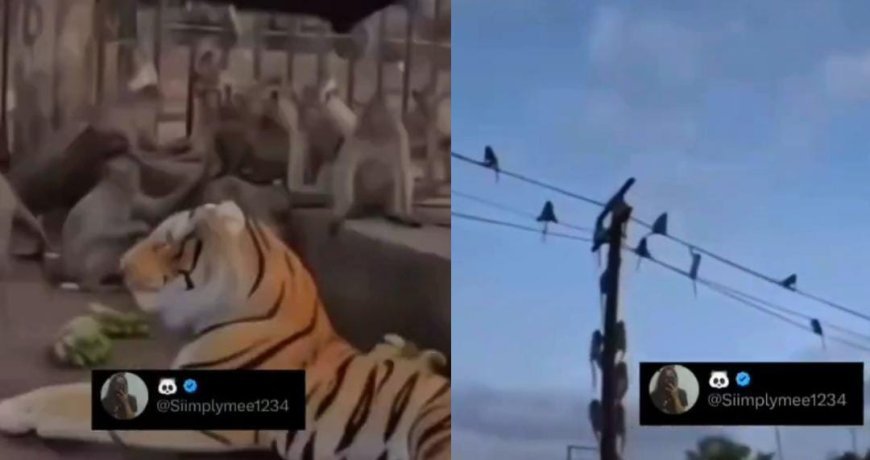Viral News: शख्स ने किया प्रैंक, डर गया पूरा बंदर समाज, देखें वीडियो