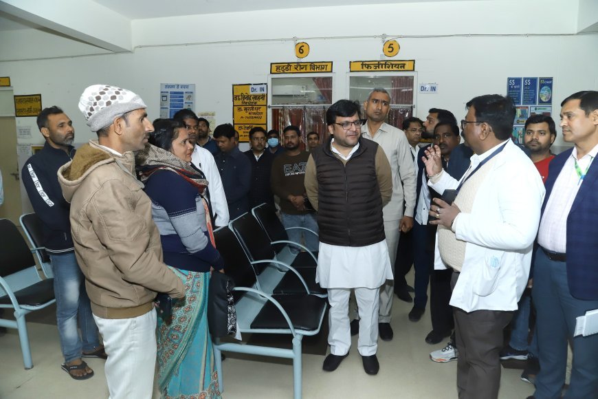 Hardoi News: आबकारी मंत्री नितिन अग्रवाल ने ट्रामा सेंटर का निरीक्षण किया, 100 शैय्या संयुक्त चिकित्सालय को 25 लाख की सौगात दी
