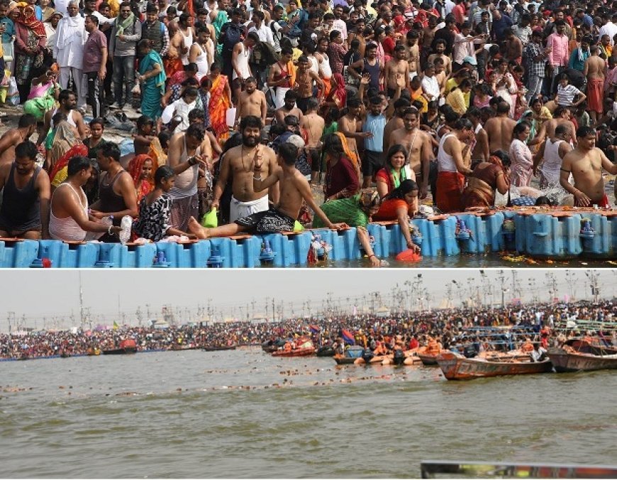 Maha Kumbh 2025: विश्व के आधे से ज्यादा सनातनियों ने लगाई त्रिवेणी संगम में पावन डुबकी ।