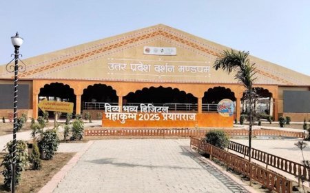 Prayagraj News: प्रयागराज महाकुम्भ से यूपी के धार्मिक पर्यटन को मिलेगी नई पहचान,  45 दिन के महाकुम्भ में 65 लाख से अधिक विजिटर पहुंचे यूपी दर्शन मंडपम। 