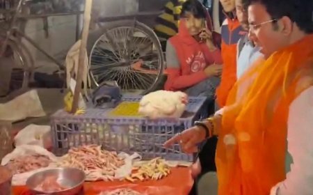 Delhi News: भाजपा विधायक ने मीट दुकानदारों को सुनाया फरमान, वीडियो किया शेयर। 