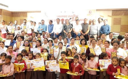 Hardoi News: जनपद स्तरीय हमारा आँगन हमारे बच्चे कार्यक्रम का हुआ आयोजन।