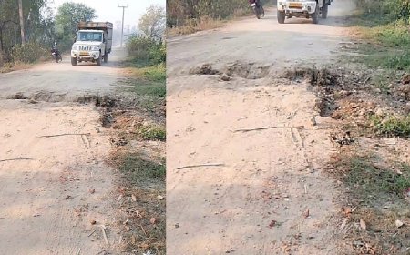 Hardoi News: जरेली में जल जीवन मिशन की घोर लापरवाही से राहगीर व ग्रामीण परेशान। 